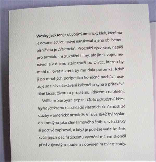 William Saroyan: Dobrodružství Wesleyho Jacksona.  - foto 2