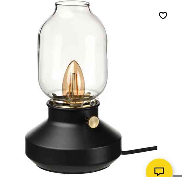IKEA TÄRNABY Stolní lampa, stmívatelná antracit, 25 cm - foto 2