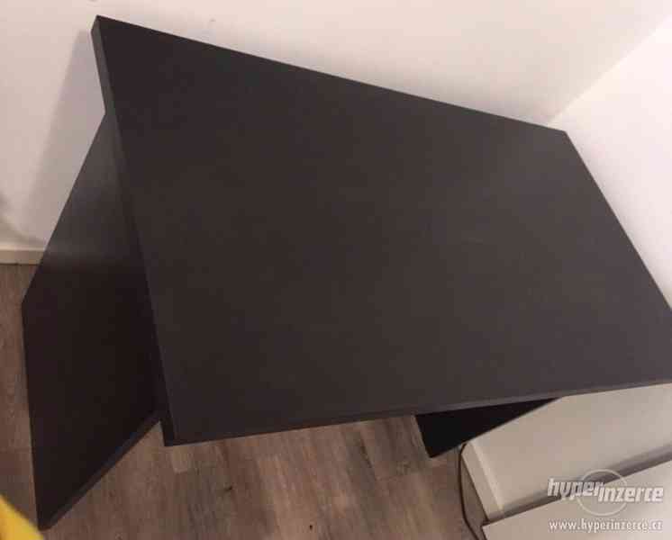 Psací stůl černa barva - foto 3