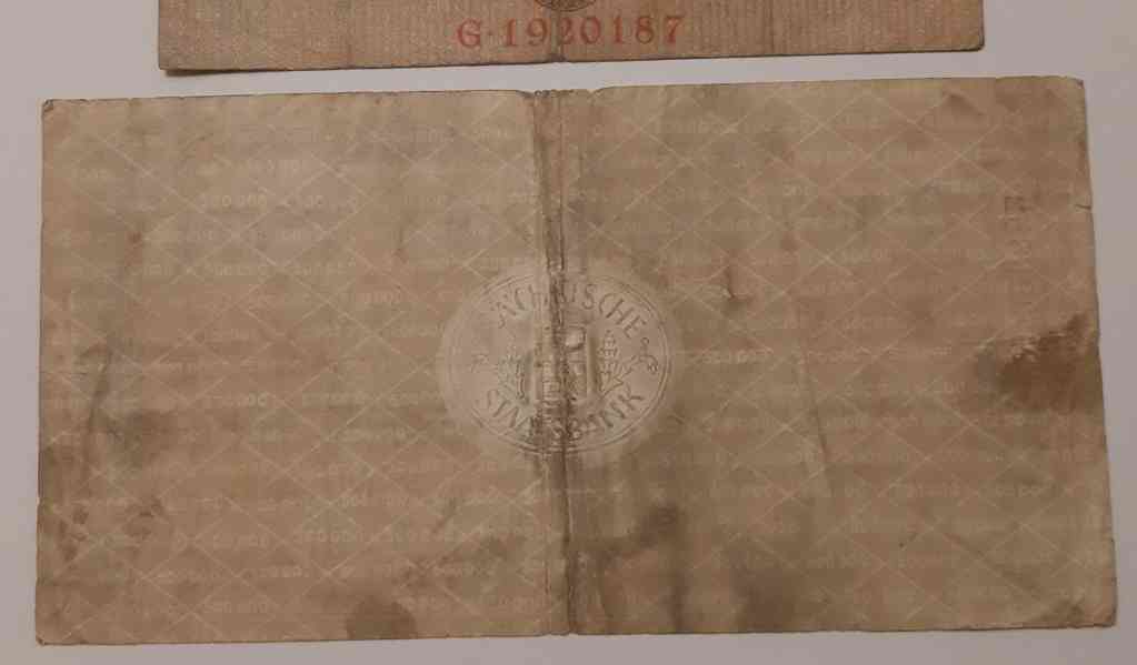 20000 Mark 1923 / 20 Mark 1910 / 500000 Mark 1923 Notgeld - foto 8