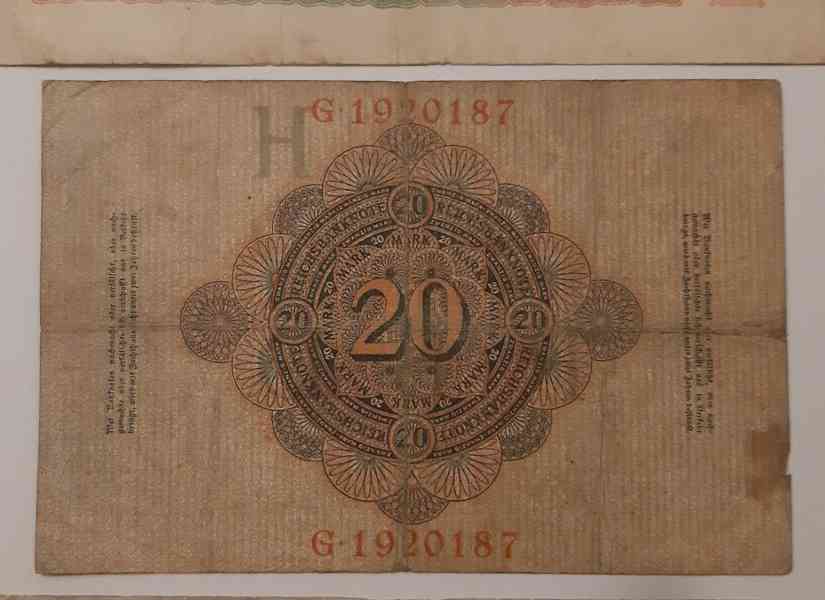 20000 Mark 1923 / 20 Mark 1910 / 500000 Mark 1923 Notgeld - foto 6