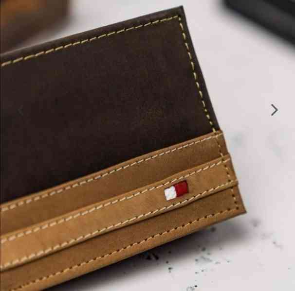 Pánská kožená peněženka Always Vild dvoubarevná v dárkové kr - foto 3