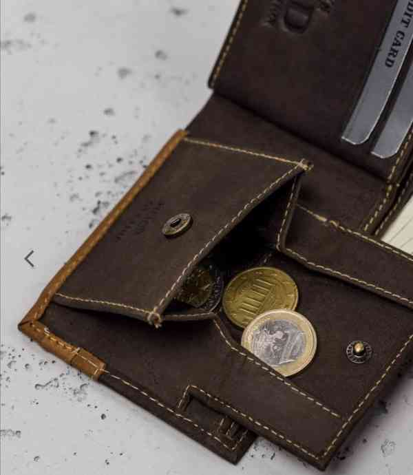 Pánská kožená peněženka Always Vild dvoubarevná v dárkové kr - foto 6