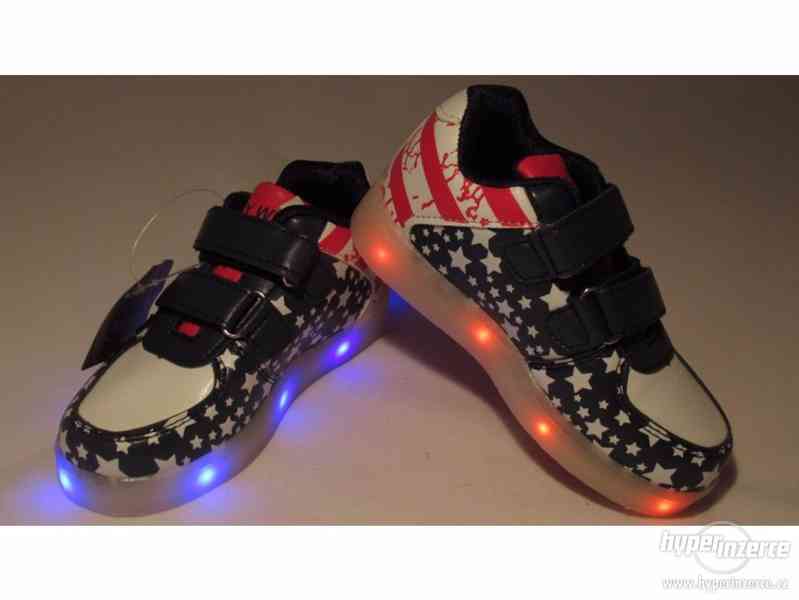Svíticí LED boty - foto 1
