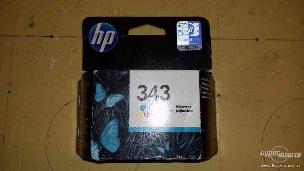HP 343 - nová original cartridge - foto 1