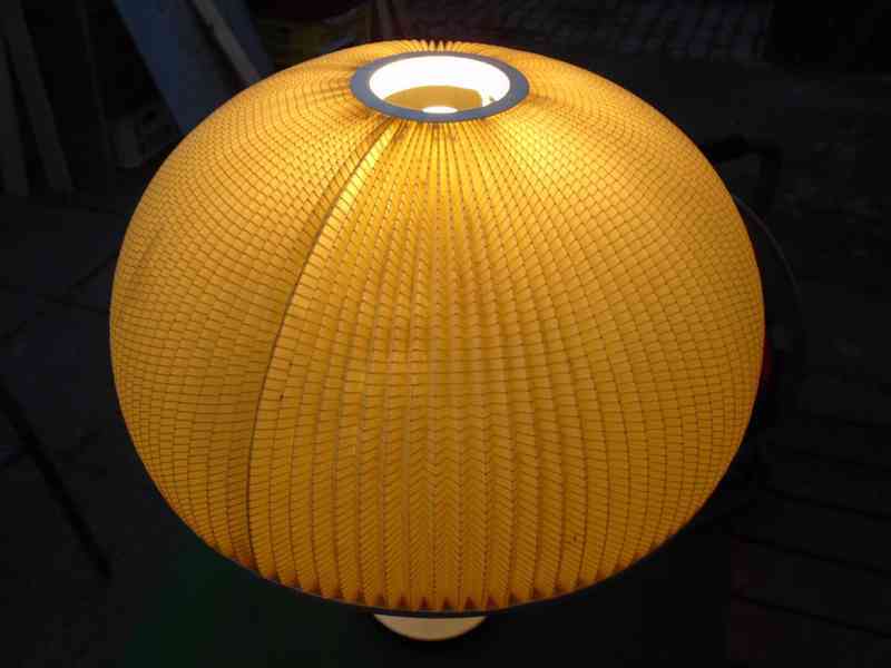 Retro starožitná stolní lampa lampička DDR NDR svítí krásně - foto 15