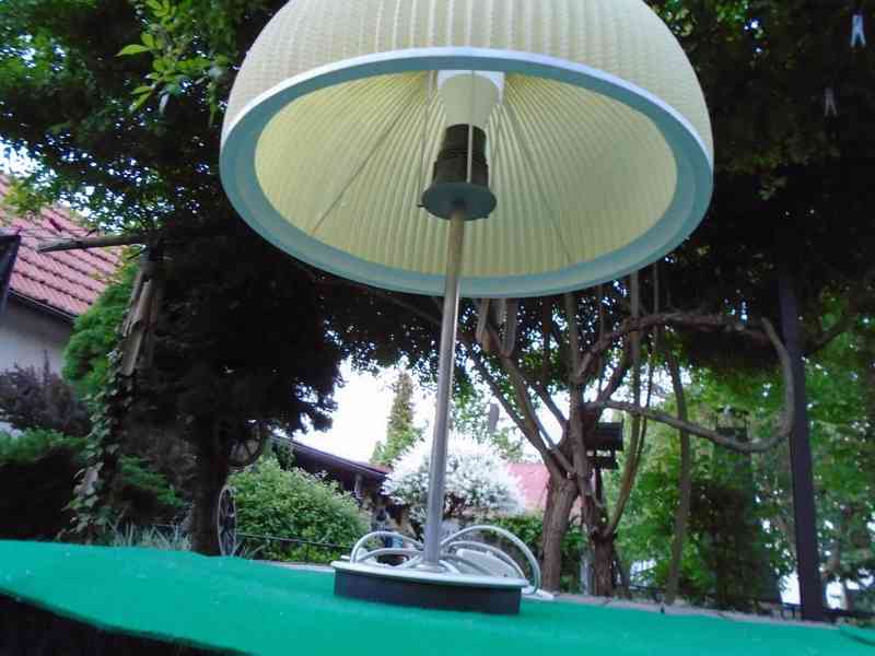 Retro starožitná stolní lampa lampička DDR NDR svítí krásně - foto 6
