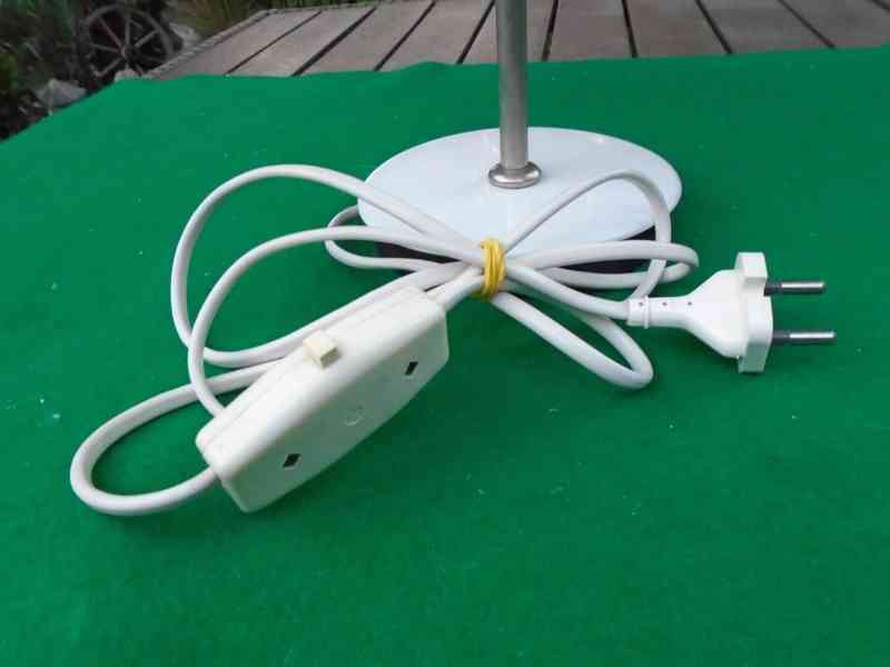 Retro starožitná stolní lampa lampička DDR NDR svítí krásně - foto 12