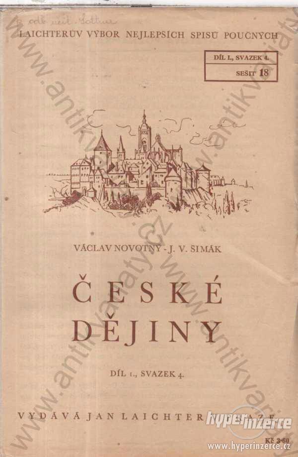 České dějiny Díl I., Svazek 4. a 5., Sešit 18 - 43 - foto 1