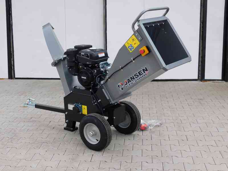 Drtič, štěpkovač Jansen GTS-2000pro, zahradní drtič - foto 9