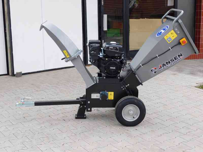 Drtič, štěpkovač Jansen GTS-2000pro, zahradní drtič - foto 10
