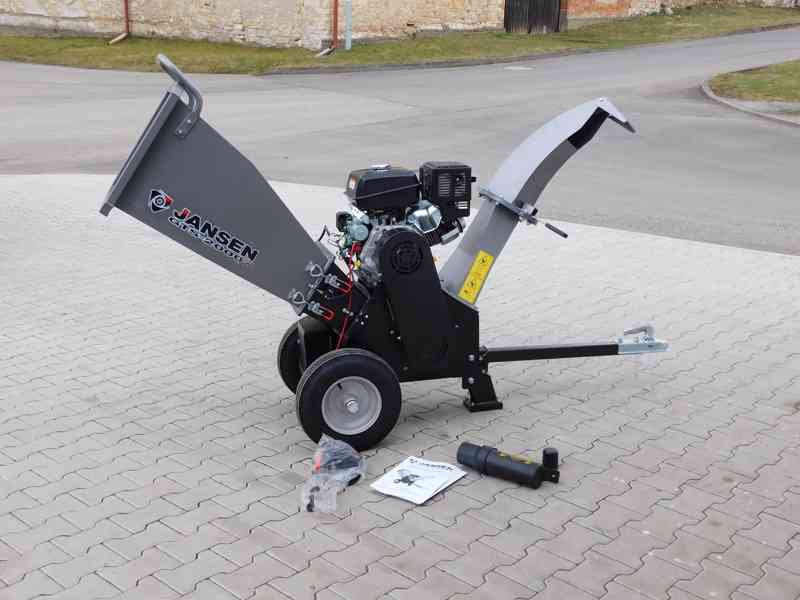 Drtič, štěpkovač Jansen GTS-2000pro, zahradní drtič - foto 11