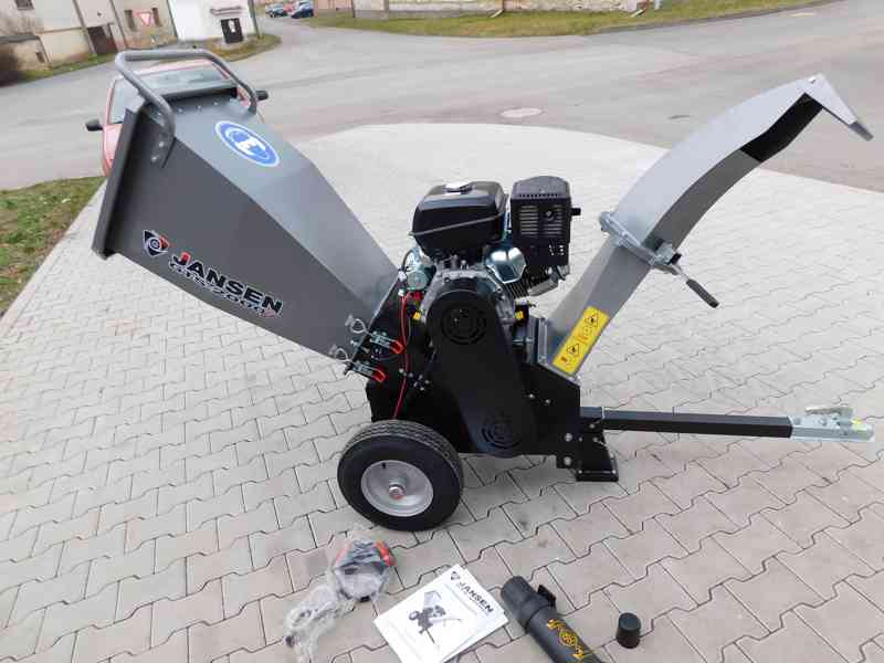 Drtič, štěpkovač Jansen GTS-2000pro, zahradní drtič - foto 4