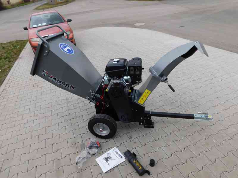 Drtič, štěpkovač Jansen GTS-2000pro, zahradní drtič - foto 3