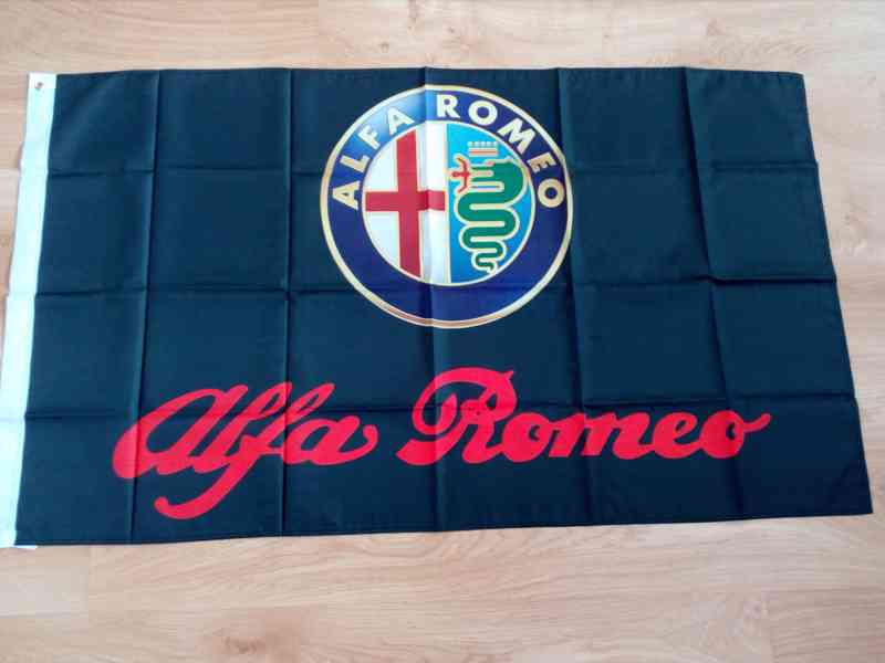 Vlajka Alfa Romeo - foto 1