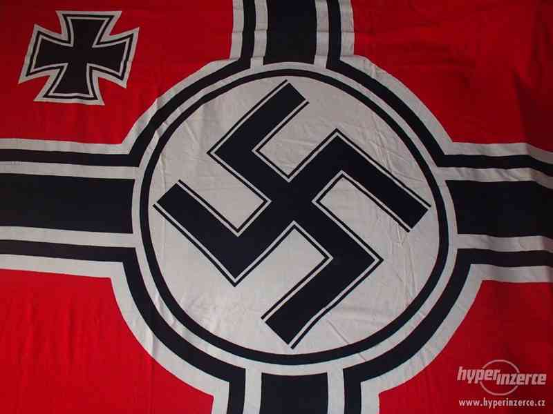 Prodám německou vlajku Reichskriegsflagge - foto 2