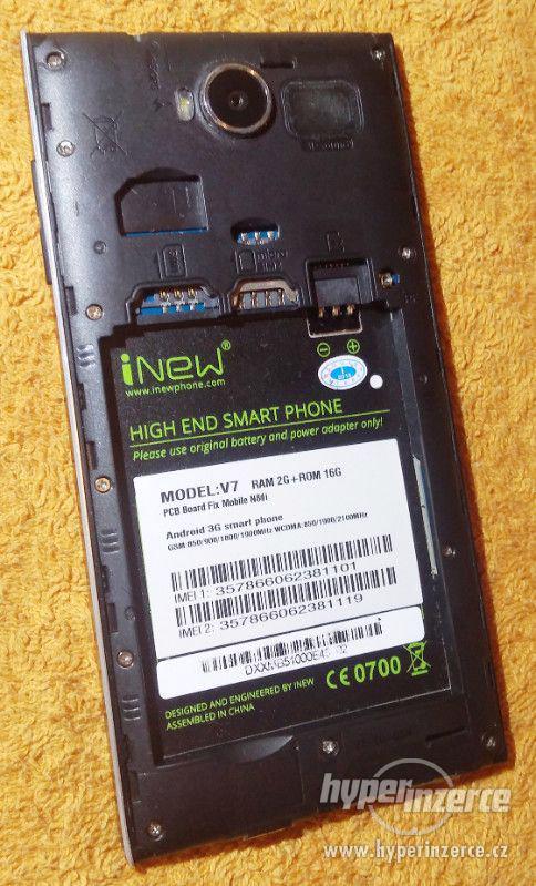 Mobil iNew V7 na 2 SIM - k opravě nebo na ND. - foto 5