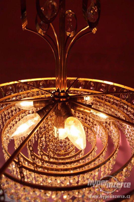 Křišťálový lustr s kaskádovými ověsy - foto 7