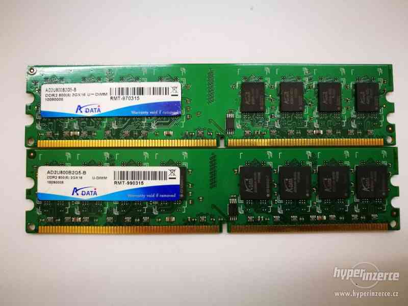 DDR2 4GB 2x2GB Adata AD2U800B2G5-B 800 (5) 2GX16 - foto 1