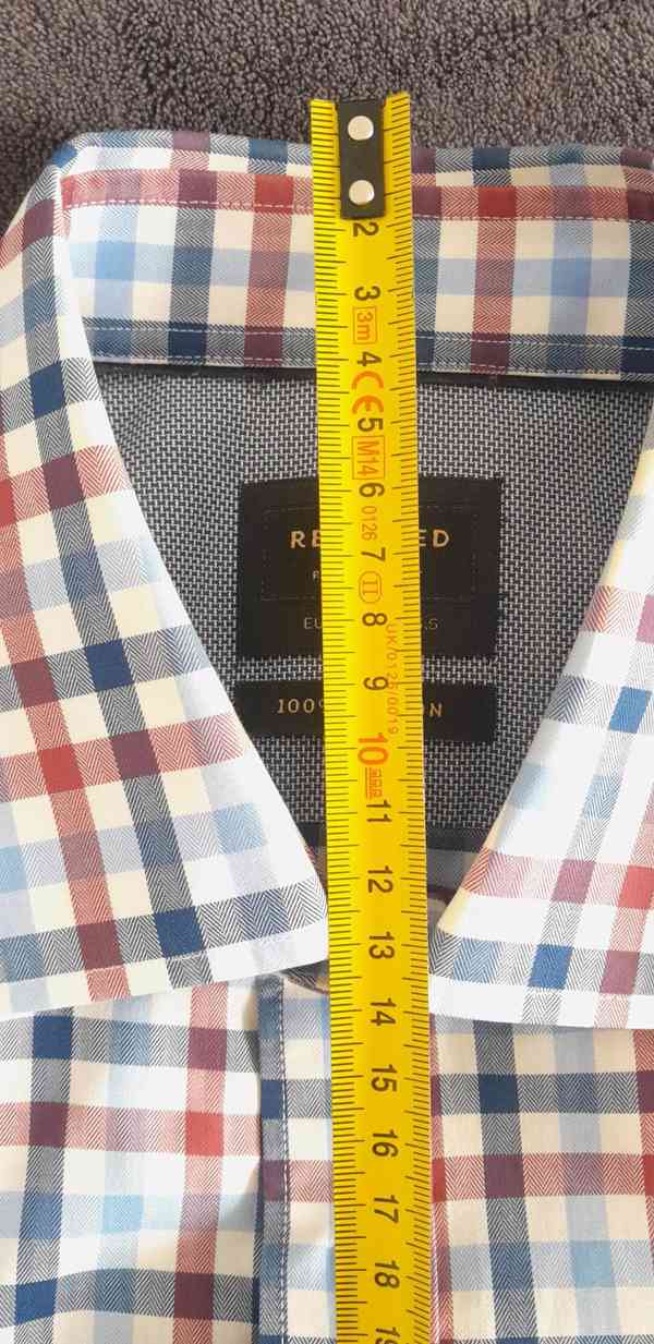 Pánská kostkovaná košile Reserved vel. 40 - nová - foto 11