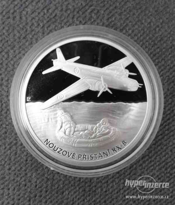 Sada 4 stříbrných mincí českoslovenští letci v RAF - foto 3