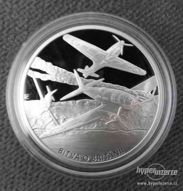 Sada 4 stříbrných mincí českoslovenští letci v RAF - foto 4