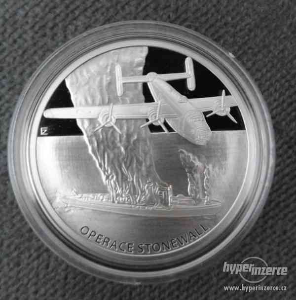 Sada 4 stříbrných mincí českoslovenští letci v RAF - foto 5