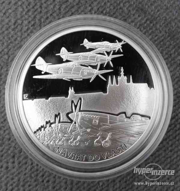 Sada 4 stříbrných mincí českoslovenští letci v RAF - foto 6