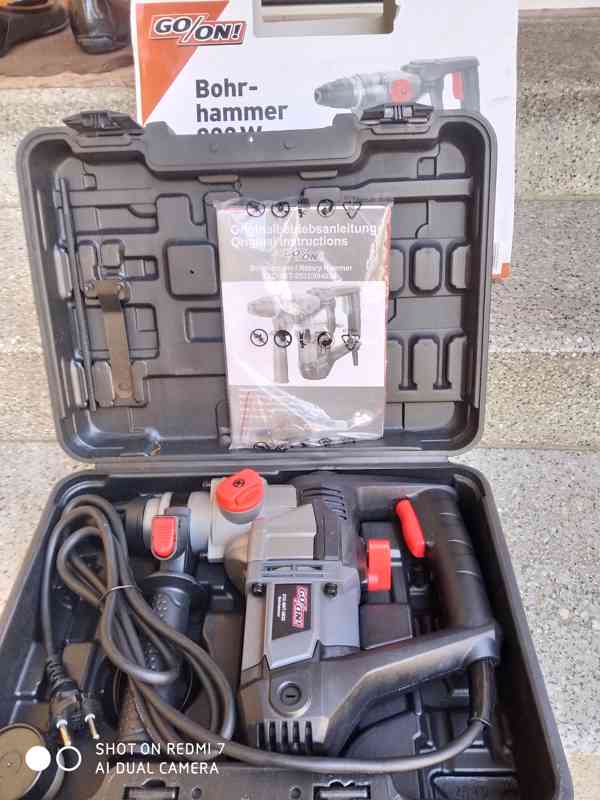 Prodám NEPOUŽITÉ bourací kladivo GO/NO -900 W.  - foto 2