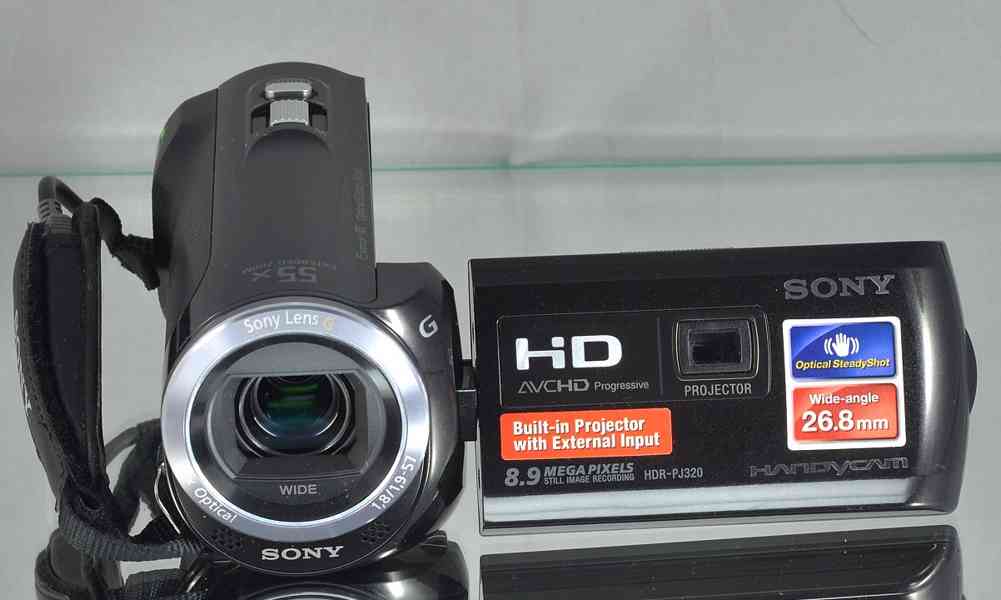 Sony HDR-PJ320E kamera*projektor*Full HDV* - foto 7