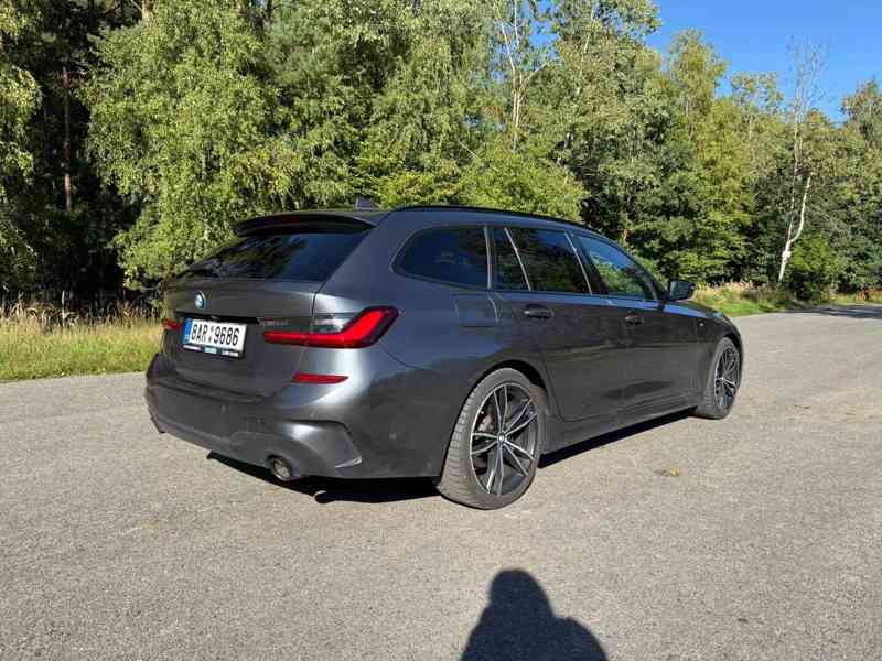 2021 BMW 320d xdrive touring g21 m sport,mhev,140 kw,Čr - foto 18