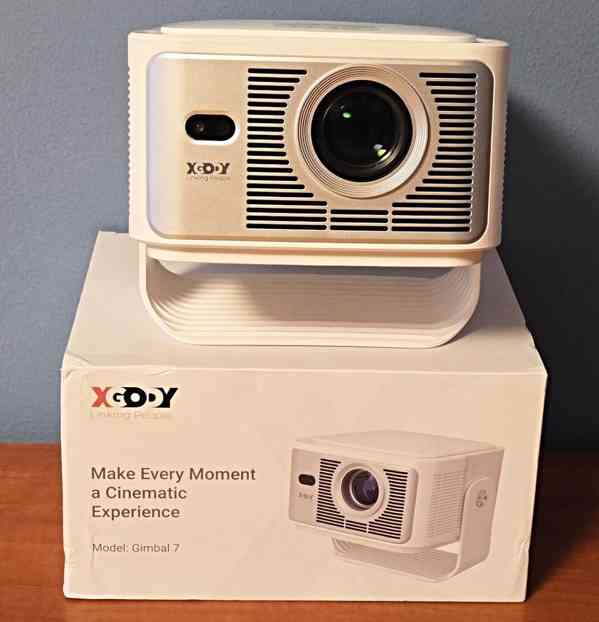 Smart projektor XGODY GIMBAL 7, Android 14 - foto 2