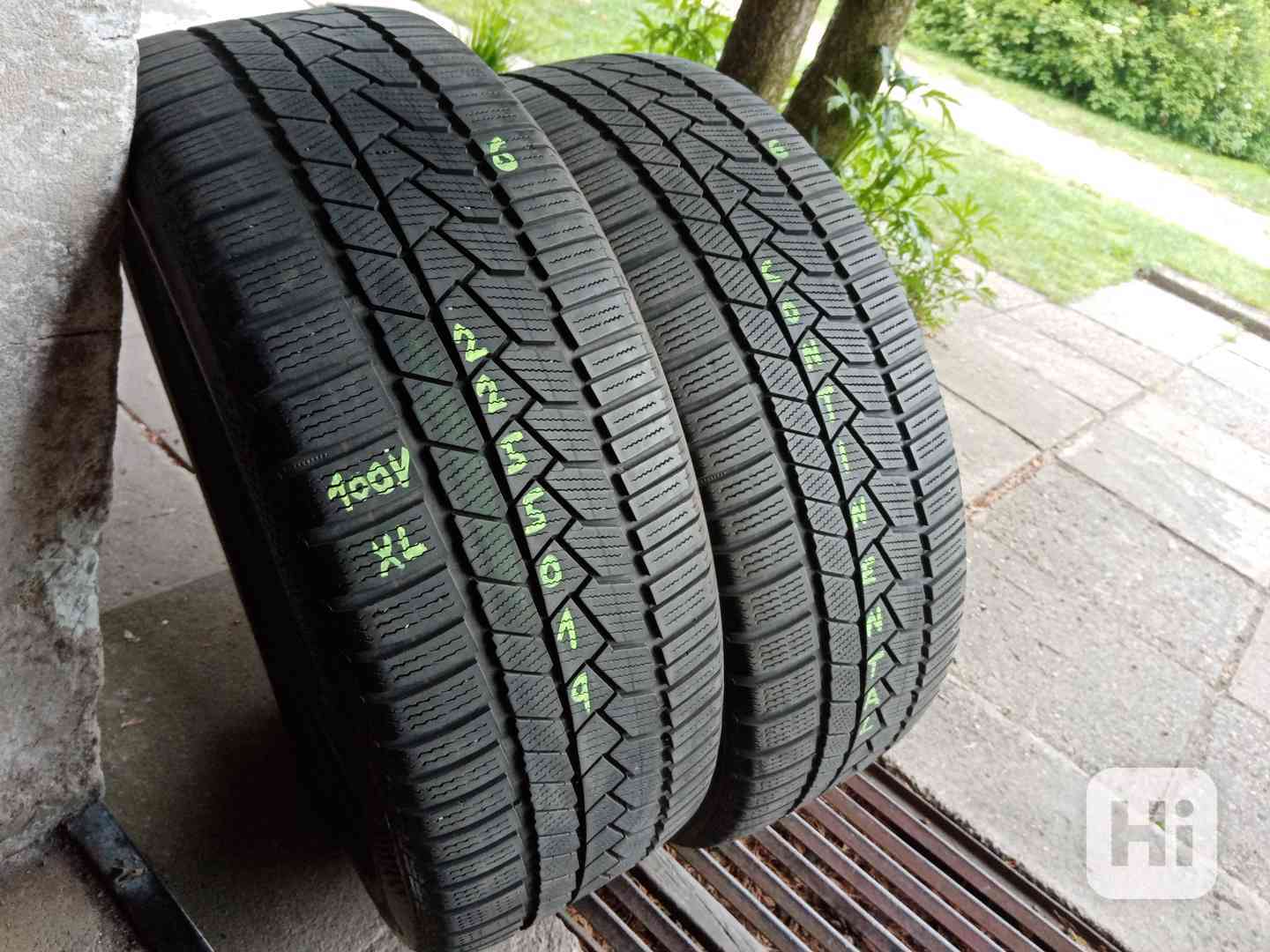Zimní pneu 2kusy 225/50/19 vzorek 80% CONTINENTAL - dobírka - foto 1