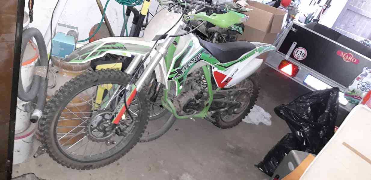 Prodám motorku XMOTOS XZT250 XB88 250cc 4takt 21/18" -zelená - foto 2