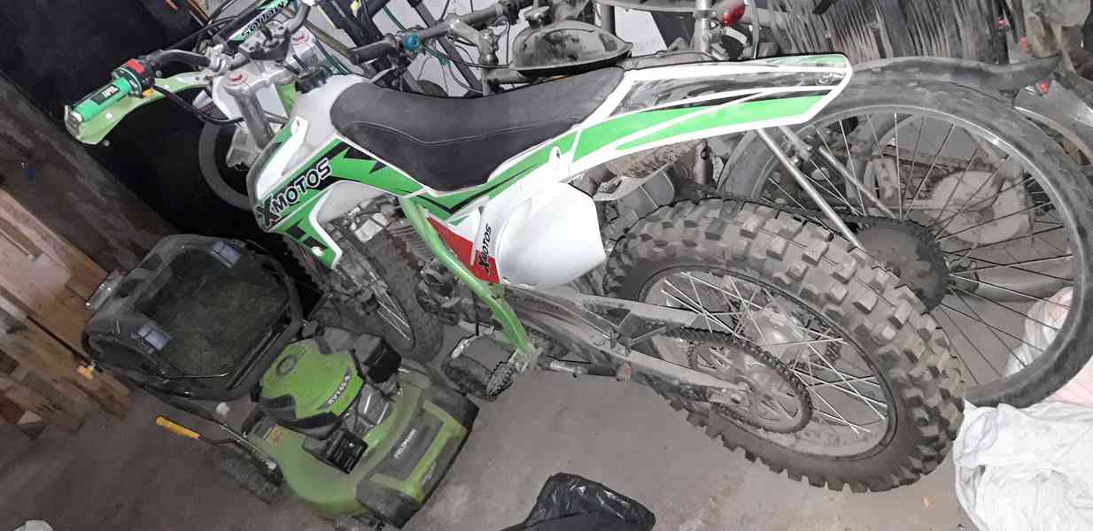 Prodám motorku XMOTOS XZT250 XB88 250cc 4takt 21/18" -zelená - foto 5