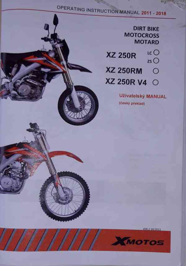 Prodám motorku XMOTOS XZT250 XB88 250cc 4takt 21/18" zelená bazar