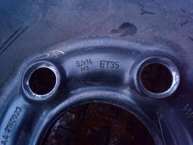 Prodám 4x letní pneu s diskem 165/70 R14 85T - foto 5