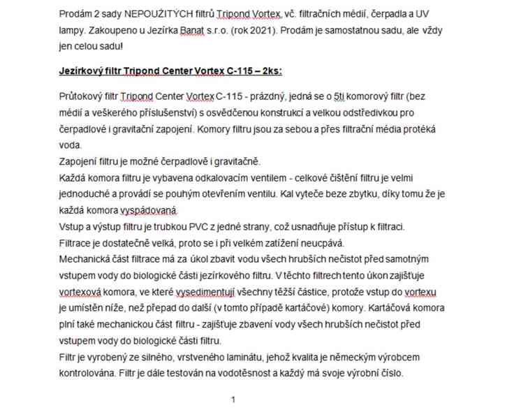Jezírkový filtr Tripond Center Vortex C-115 - foto 11