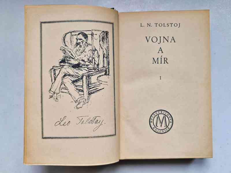 L. N. Tolstoj - Vojna a mír: I. - IV., r. 1928 - foto 3