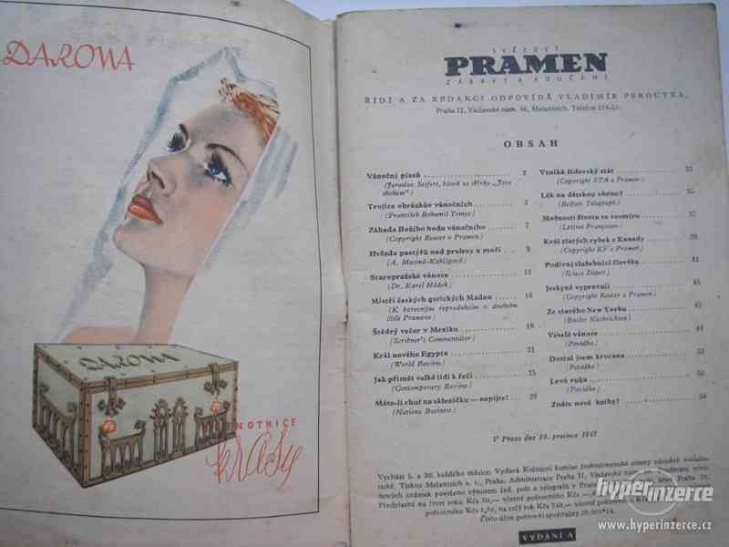 Pramen, 1947,Vladimír Peroutka,vč. dobových reklam - foto 2