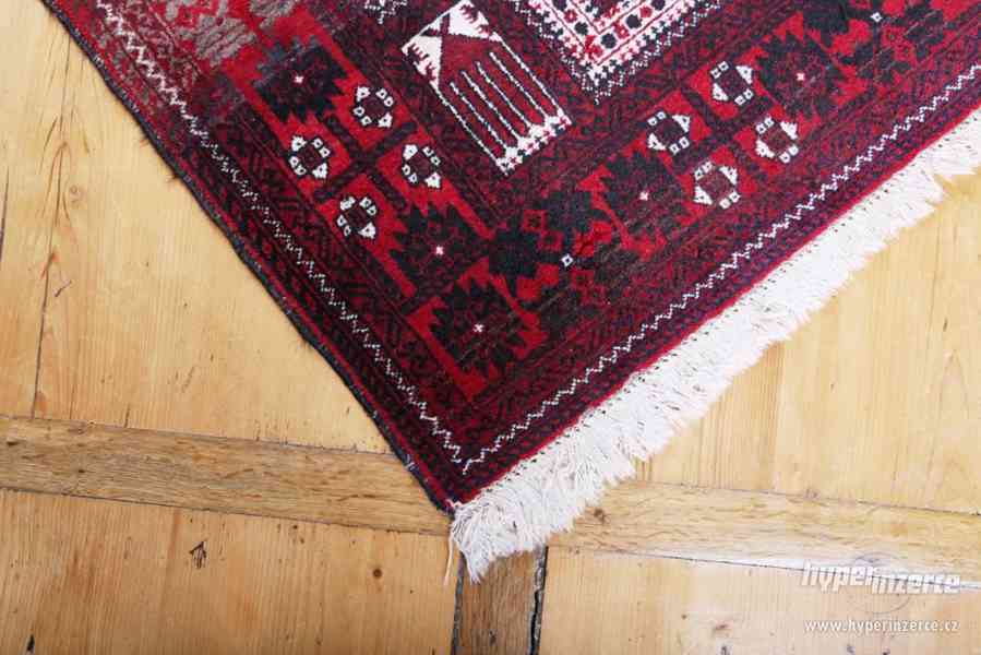 Afghánský modlitební koberec 166 x 82 cm - foto 2