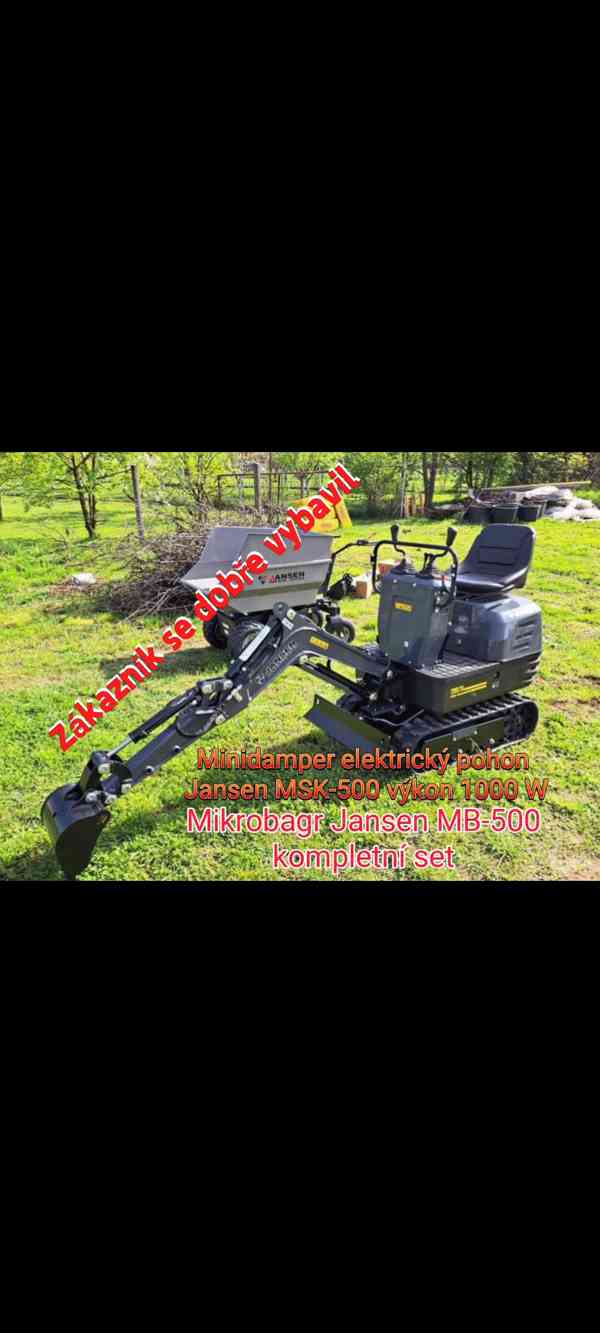 MIKRO RYPADLO JANSEN ® MB-500 NOVÝ - foto 14