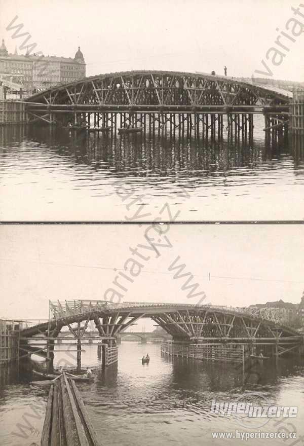 Fotografie stavby mostu v Praze - foto 1