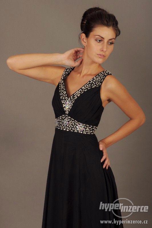 Prodám NOVÉ elegantní dlouhé společenské šaty E010 - foto 7