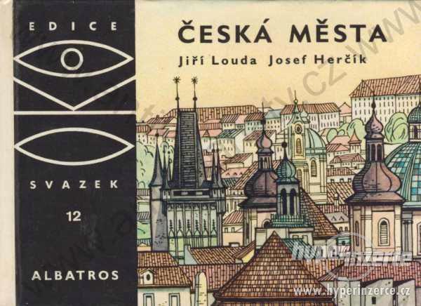 Česká města Jiří Louda, Josef Herčík 1974 Albatros - foto 1