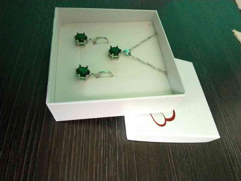 Stříbrná sada očka  - foto 2