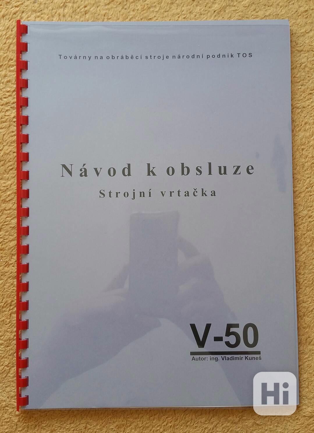 Návod vrtačky V-50 - foto 1