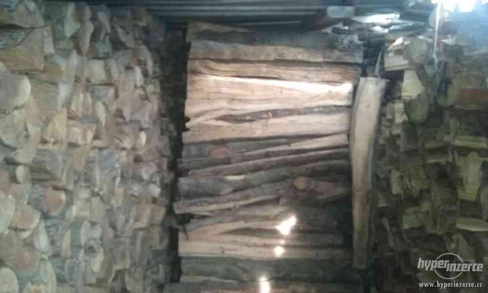 Prodám suché palivové dřevo naštípané pod střechou uložené - foto 2