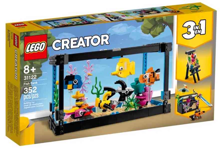 LEGO Creator 31122 Akvárium - 3V1 -  NOVÉ NEROZBALENÉ