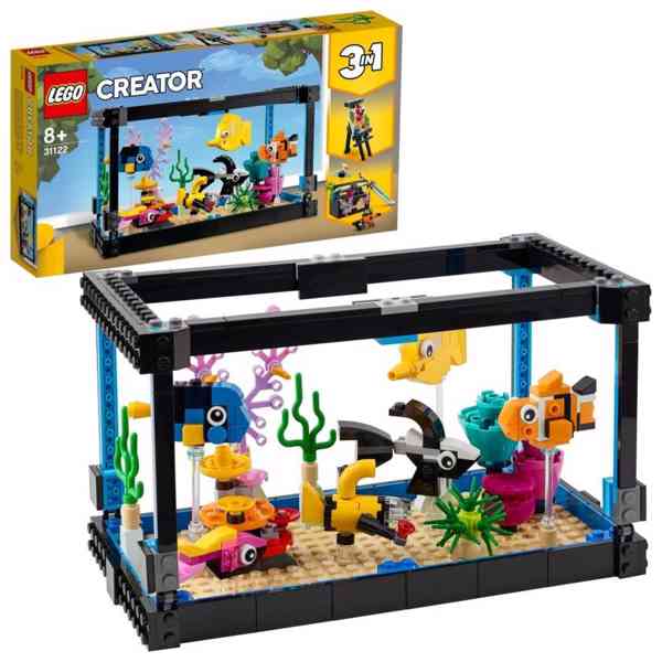 LEGO Creator 31122 Akvárium - 3V1 -  NOVÉ NEROZBALENÉ - foto 2